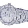Audemars Piguet Full Iced Out VVS Diamond Men Watch, Stainless Steel White Gold 42mm Men Watch