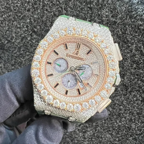 4_d9bd8a90-3b62-496f-9325-96041104a35a_600x600 Audemars Piguet Full Iced Out VVS Diamond Men Watch, Green Silicon Band All Chronology Working 42mm Men Watch