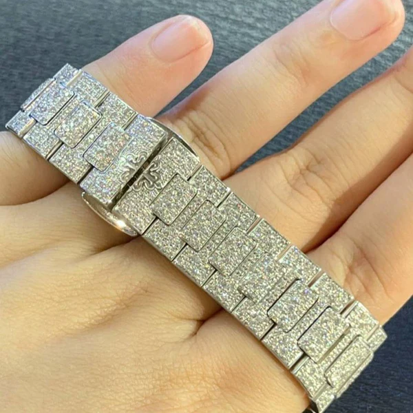 5_19c53567-8ffc-49dc-b9b2-8900f1e408c6_600x600 Patek Philippe Geneve Round VVS Diamond Men Automatic Watch, White Gold Plated Men Watch For Birthday Gift