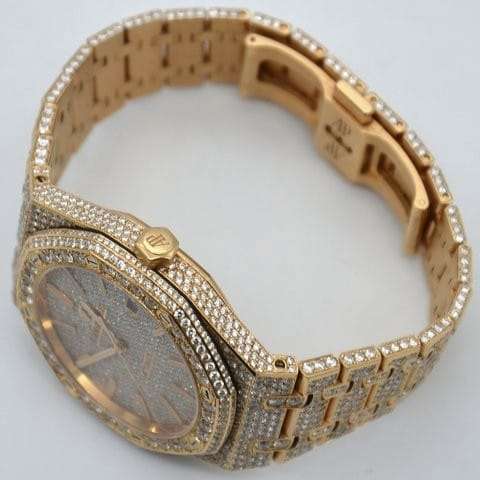 5_5eece918-e10b-4148-9adb-2b0b9a673d2e_600x600 Audemars Piguet Full Iced Out VVS Diamond Men Watch, Stainless Steel Rose Gold Plated 42mm Men Watch