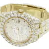 5_70091dbd-f9ca-45fe-a4b0-86d922fc1b99_600x600 Rolex Sky Dweller Round Moissanite Diamond Men Watch, Yellow 42mm Dial Yellow Gold Plated Stainless Steel Men Watch For Gift, Fully Iced Out Birthday Gift Watch For Him