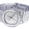 5_972b93ed-02e3-4e88-a1a4-4549b6ce25fa_600x600 Patek Philippe Baguette VVS Diamond Men Automatic Watch, White Gold Plated Men Watch For Birthday Gift