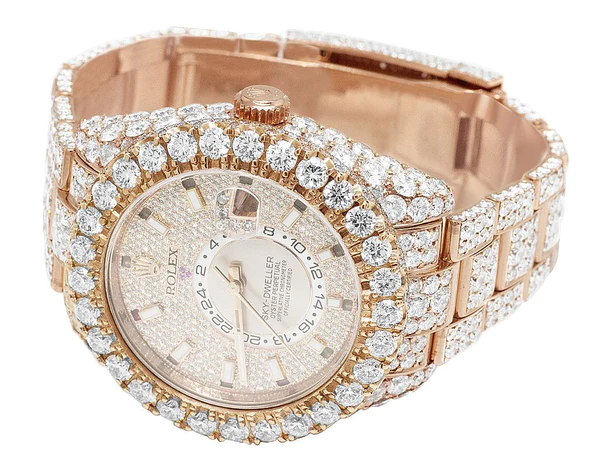 5_ac316e2d-e9ac-4811-8d81-9ea91fbc4924_600x600 Rolex Sky Dweller Round VVS Diamond Men Watch, Rose 42mm Dial Rose Gold Plated Stainless Steel Men Watch For Gift, Fully Iced Out Birthday Gift Watch For Him