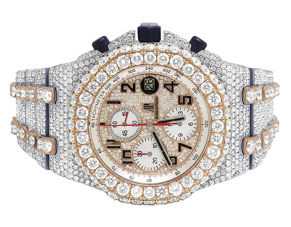 5_b85c7932-8150-4038-9596-68e99a6b5d78_600x600 Audemars Piguet Full Iced Out VVS Diamond Men Watch, Stainless Steel All Chronology Working 2 Tone Gold Plated 42mm Men Watch