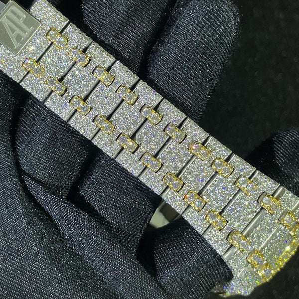 5_d0b7ea8c-24b6-45e5-bf84-68129764fc15_600x600 Audemars Piguet Full Iced Out VVS Diamond Men Watch, Stainless Steel All Chronograph Working 42mm Men Watch, White & Yellow Gold Plated Birthday Gift Watch