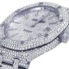 Audemars Piguet Full Iced Out VVS Diamond Men Watch, Stainless Steel White Gold 42mm Men Watch