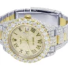 5_ee6ce92b-853c-4036-8fa5-30fc288fbf0f_600x600 Rolex Datejust Round VVS Diamond Men Watch, Black 40mm Dial Yellow & White Gold 2 Tone Plated Stainless Steel Men Watch For Gift, Fully Iced Out Birthday Gift Watch For Him