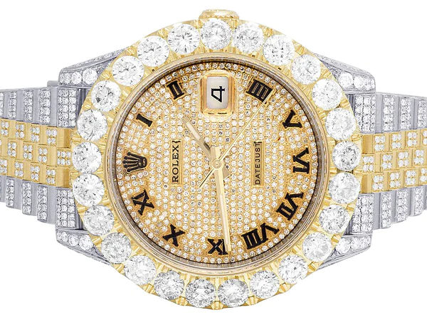 6_23b9e30b-d6e5-4832-8b8d-08ee4ae37d80_600x600 Rolex Jubilee Datejust Round VVS Diamond Men Watch, Black 36mm Dial Yellow & White Gold 2 Tone Plated Stainless Steel Men Watch For Gift, Fully Iced Out Birthday Gift Watch For Him