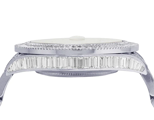 6_970f5fa3-9208-46ed-b190-dde975141dda_600x600 Rolex Datejust Baguette & Round VVS Diamond Men Watch, White 40mm Dial White Gold Plated Stainless Steel Men Watch For Gift, Fully Iced Out Arabic Birthday Gift Watch For Him