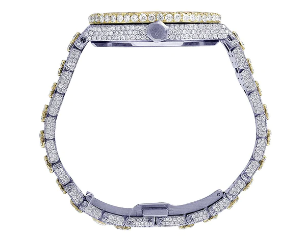 6_a4eef87e-5299-480b-9bc0-f17f835e87b8_600x600 Audemars Piguet Full Iced Out VVS Diamond Men Watch, Stainless Steel 2 Tone Gold Plated Arabic Font 42mm Men Watch