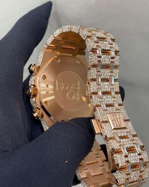 6_c0bdc04c-3b2d-4765-b4fd-f49122631cea_600x600 Audemars Piguet Full Iced Out VVS Diamond Men Watch, Stainless Steel All Chronograph Working Rose Gold Plated 42mm Men Watch