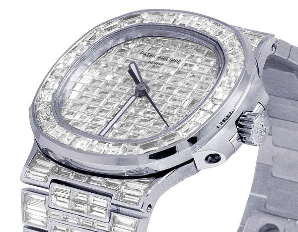6_cc83193e-d84a-4ede-a11e-4d2aa6aee7cc_600x600 Patek Philippe Baguette VVS Diamond Men Automatic Watch, White Gold Plated Men Watch For Birthday Gift