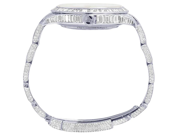 6_d5606efd-1f61-414f-a526-1f589ce3fe53_600x600 Rolex Datejust Baguette & Round VVS Diamond Men Watch, White 40mm Dial White Gold Plated Stainless Steel Men Watch For Gift, Fully Iced Out Birthday Gift Watch For Him