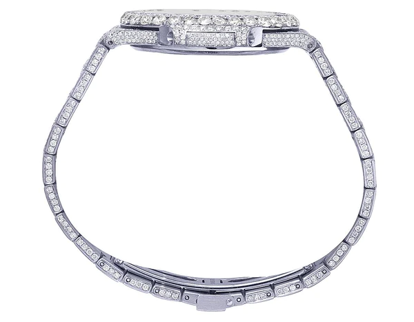 Patek Philippe Round VVS Diamond Men Automatic Watch, Rose Gold Plated Men Watch For Birthday Gift