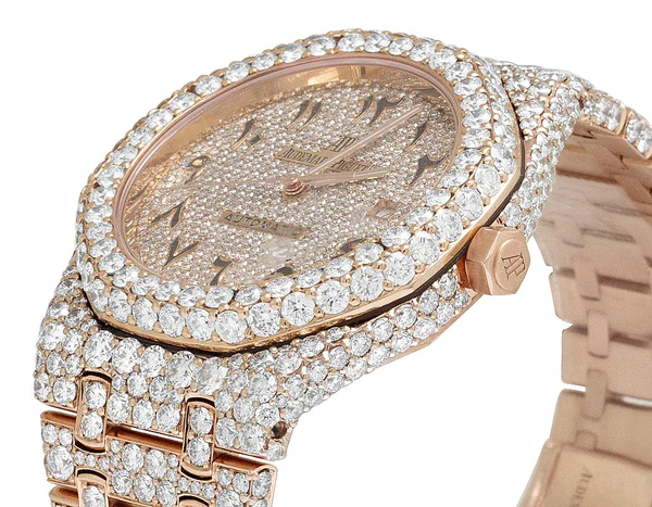 7_0b359c3b-0c1d-4eef-898e-c42fc5e2e781_600x600 Audemars Piguet Full Iced Out VVS Diamond Men Watch, Stainless Steel Rose Gold Arabic 42mm Men Watch