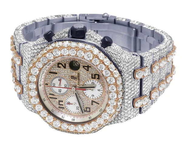7_40b21457-681e-4433-ab80-06b1b478e3a4_600x600 Audemars Piguet Full Iced Out VVS Diamond Men Watch, Stainless Steel All Chronology Working 2 Tone Gold Plated 42mm Men Watch
