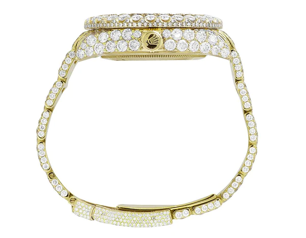 7_71bbb958-1cfe-428d-b5a2-342243deb868_600x600 Rolex Sky Dweller Round Moissanite Diamond Men Watch, Yellow 42mm Dial Yellow Gold Plated Stainless Steel Men Watch For Gift, Fully Iced Out Birthday Gift Watch For Him