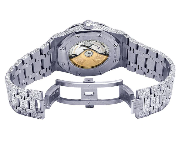 7_94a8a332-66d9-47bb-8432-0db3a25fb94b_600x600 Audemars Piguet Full Iced Out VVS Diamond Men Watch, Stainless Steel White Gold Arabic Font 42mm Men Watch