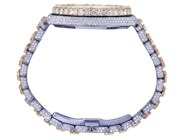 Audemars Piguet Full Iced Out VVS Diamond Men Watch, Stainless Steel Arabic 42mm Men Watch