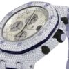 Audemars Piguet Full Iced Out VVS Diamond Men Watch, Stainless Steel All Chronograph Working White Gold Plated 42mm Men Watch