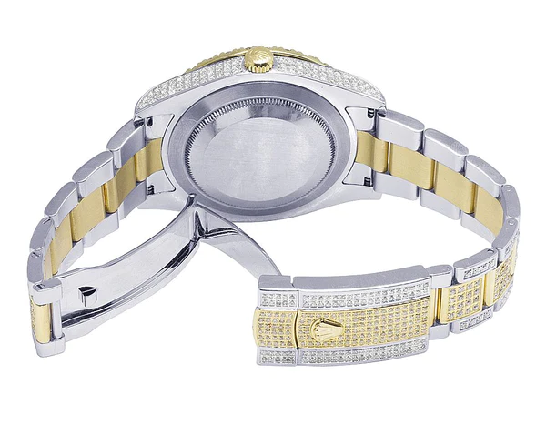 8_b3f0f98f-d4d1-4fdd-9adf-ee830dcd4246_600x600 Rolex Datejust Round VVS Diamond Men Watch, Gold 40mm Dial Yellow & White Gold 2 Tone Plated Stainless Steel Men Watch For Gift, Fully Iced Out Birthday Gift Watch For Him