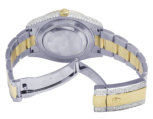 9_d2778a84-d2f5-477c-aed0-7ca1db4382ae_600x600 Rolex Jubilee Datejust Round VVS Diamond Men Watch, Black 40mm Dial Yellow & White Gold 2 Tone Plated Stainless Steel Men Watch For Gift, Fully Iced Out Birthday Gift Watch For Him