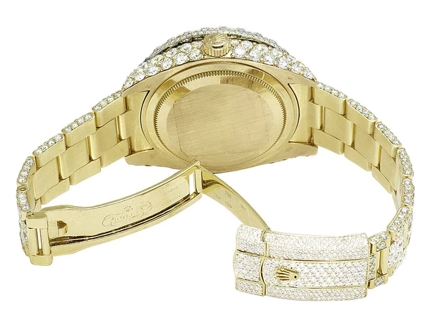 9_f67e7893-bea0-4883-a77f-0bdd2432372e_600x600 Rolex Sky Dweller Round Moissanite Diamond Men Watch, Yellow 42mm Dial Yellow Gold Plated Stainless Steel Men Watch For Gift, Fully Iced Out Birthday Gift Watch For Him