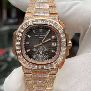 WhatsAppImage2022-02-25at3.56.19PM_1_600x600 Patek Philippe Geneve Round & Baguette VVS Diamond Men Automatic Watch, Rose Gold Plated Full Iced Out Men Watch For Birthday Gift