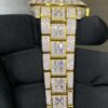 WhatsAppImage2022-08-26at3.49.49PM_1_600x600 Rolex Sky Dweller Baguette & Round Iced Out VVS Diamond Men Watch, 42mm Dial Yellow Gold Plated Stainless Steel Men Watch For Gift, Fully Iced Out Birthday Gift Watch For Him