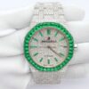 WhatsAppImage2022-09-22at11.40.06AM_600x600 Audemars Piguet Green Baguette Sapphire & Round VVS Diamond Full Iced Out Watch, Self Winding White Gold Plated Men Wrist Watch,Stainless Steel Diamond Watch For Men