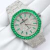 WhatsAppImage2022-09-22at11.40.20AM_600x600 Audemars Piguet Green Baguette Sapphire & Round VVS Diamond Full Iced Out Watch, Self Winding White Gold Plated Men Wrist Watch,Stainless Steel Diamond Watch For Men