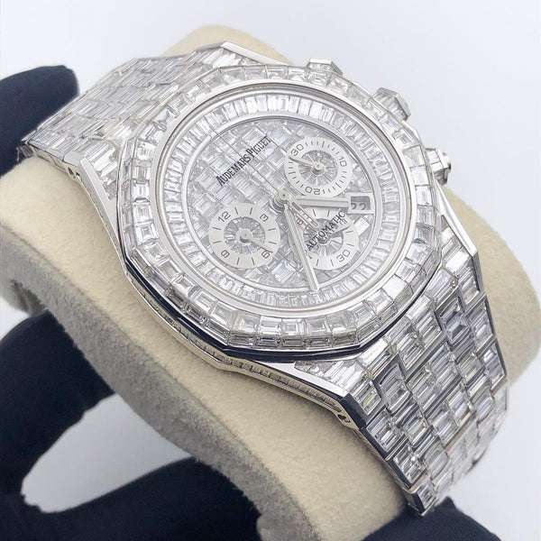 WhatsAppImage2022-09-22at12.20.21PM_600x600 Audemars Piguet Full Iced Out VVS Baguette Diamond Men Watch, Stainless Steel All Chronology Working White Gold Plated 42mm Men Watch