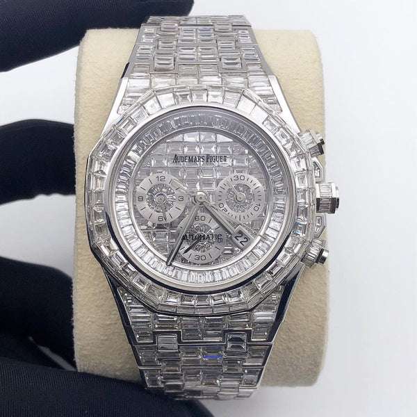 WhatsAppImage2022-09-22at12.20.22PM_1_600x600 Audemars Piguet Full Iced Out VVS Baguette Diamond Men Watch, Stainless Steel All Chronology Working White Gold Plated 42mm Men Watch