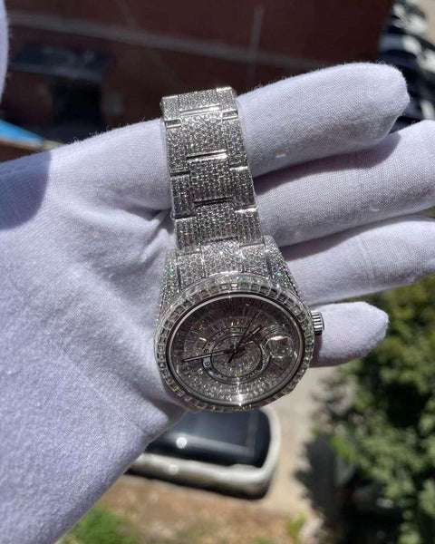 WhatsAppImage2022-09-26at11.34.42AM_3_600x600 Rolex Sky Dweller Baguette & Round Iced Out VVS Diamond Men Watch, 42mm Dial White Gold Plated Stainless Steel Men Watch For Gift, Fully Iced Out Birthday Gift Watch For Him