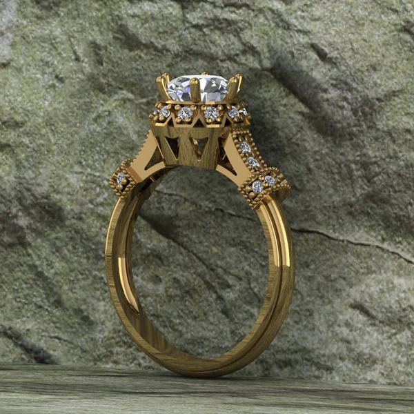 002_c7d5b22e-cd69-48bd-bdd9-742964f31644_600x600 Round Cut Moissanite Solitaire Diamond Vintage Engagement Ring, Moissanite Wedding Ring, Silver Moissanite Diamond Women Ring, Proposal Gold Ring For Her