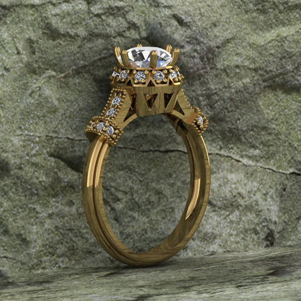 003_7c3f0c02-485d-4da1-bd2a-ee1fcf546b28_600x600 Round Cut Moissanite Solitaire Diamond Vintage Engagement Ring, Moissanite Wedding Ring, Silver Moissanite Diamond Women Ring, Proposal Gold Ring For Her