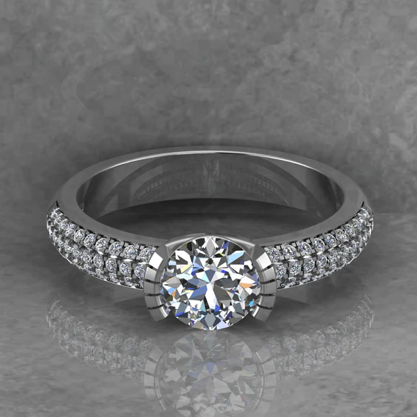 01_1175db06-41a6-489e-9f52-2efb1e8bef9b_600x600 Round Moissanite Solitaire Diamond Vintage Engagement Ring, Moissanite Wedding Ring, Silver Moissanite Diamond Women Ring, Proposal Gold Ring For Her