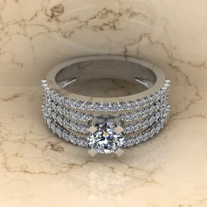 01_1deed19c-592d-496c-936b-b8739907c31c_600x600 Round Moissanite Solitaire Diamond Vintage Engagement Ring, Moissanite Wedding Ring, Silver Moissanite Diamond Women Ring, Proposal Gold Ring For Her