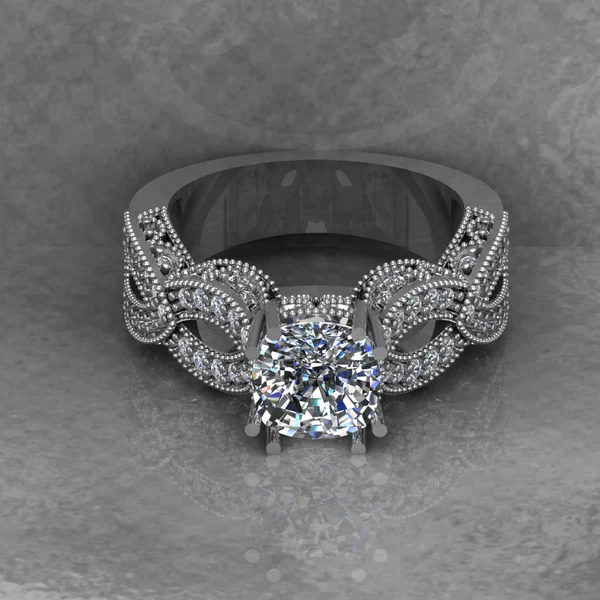 01_31527e6b-6f96-418f-bff0-4d1d77ecf93e_600x600 Round Cut Moissanite Solitaire Diamond Vintage Engagement Ring, Moissanite Wedding Ring, Silver Moissanite Diamond Women Ring, Proposal Gold Ring For Her