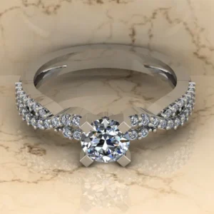 01_46db31a9-a65d-4d2f-81d1-1e72d8ec26dd_600x600 Round Moissanite Solitaire Diamond Vintage Engagement Ring, Moissanite Wedding Ring, Silver Moissanite Diamond Women Ring, Proposal Gold Ring For Her