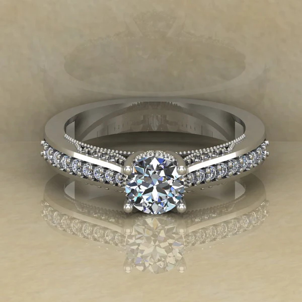 01_53f6fb84-6508-4101-af6b-f244e18bc192_600x600 Round Cut Moissanite Solitaire Diamond Vintage Engagement Ring, Moissanite Wedding Ring, Silver Moissanite Diamond Women Ring, Proposal Gold Ring For Her