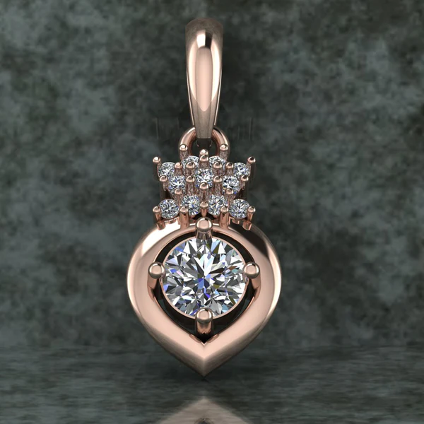 01_865c3068-eec6-4938-877a-964f22f4ceae_600x600 Round Diamond Sterling Silver Solitaire Women Pendant, Moissanite Diamond Pendant, Moissanite Women Pendant, Anniversary Gift Pendant, Engagement Gift Women Pendant