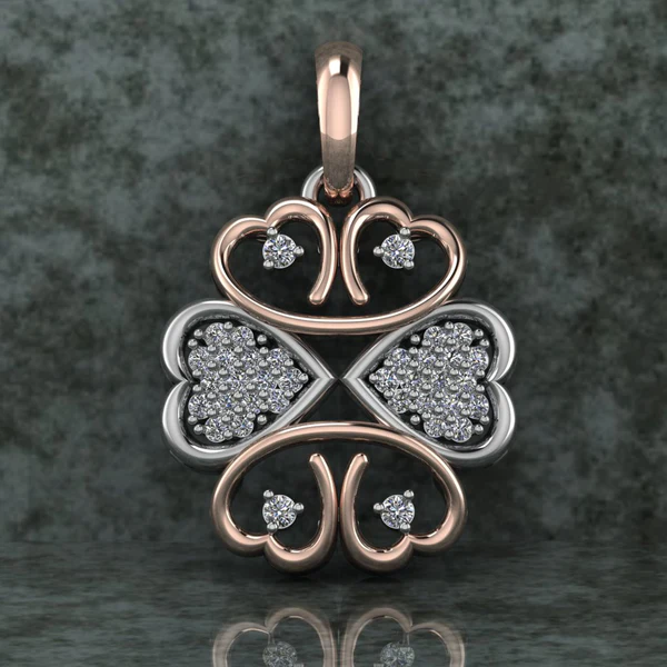 Round Diamond Sterling Silver Solitaire Women Pendant, Moissanite Diamond Pendant, Moissanite Women Pendant, Anniversary Gift Pendant, Engagement Gift Women Pendant