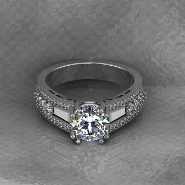 01_9e00022e-6537-465c-ace3-fc801a758293_600x600 Round Moissanite Solitaire Diamond Vintage Engagement Ring, Moissanite Wedding Ring, Silver Moissanite Diamond Women Ring, Proposal Gold Ring For Her