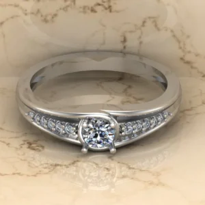 01_b40392bd-a28e-4cba-9d00-2f4522471270_600x600 Round Moissanite Solitaire Diamond Vintage Engagement Ring, Moissanite Wedding Ring, Silver Moissanite Diamond Women Ring, Proposal Gold Ring For Her