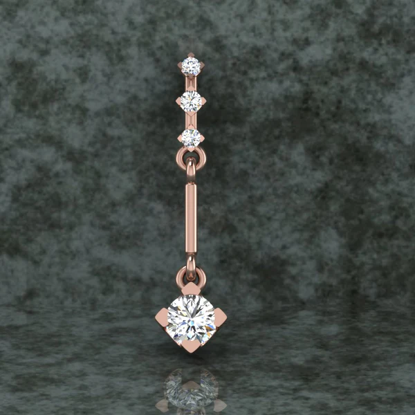 Round Diamond Sterling Silver Solitaire Women Pendant, Moissanite Diamond Pendant, Moissanite Women Pendant, Anniversary Gift Pendant, Engagement Gift Women Pendant