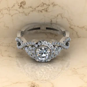 01_b952ed88-e691-4ad8-a66c-979e979e98c6_600x600 Round Moissanite Halo Diamond Vintage Engagement Ring, Moissanite Wedding Ring, Silver Moissanite Diamond Women Ring, Proposal Gold Ring For Her