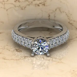 01_c0482eee-0e25-487a-9a5b-f3005b721b7f_600x600 Round Moissanite Solitaire Diamond Vintage Engagement Ring, Moissanite Wedding Ring, Silver Moissanite Diamond Women Ring, Proposal Gold Ring For Her