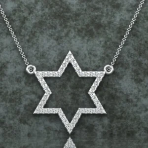 Round Diamond Sterling Silver Solitaire Women Pendant, Moissanite Diamond Pendant, Moissanite Women Pendant, Anniversary Gift Pendant, Engagement Gift Women Pendant