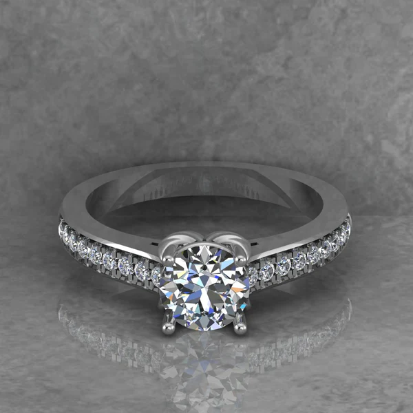 01_ea8f1e92-d7a4-45ea-8a33-37c387e74252_600x600 Round Moissanite Solitaire Diamond Vintage Engagement Ring, Moissanite Wedding Ring, Silver Moissanite Diamond Women Ring, Proposal Gold Ring For Her